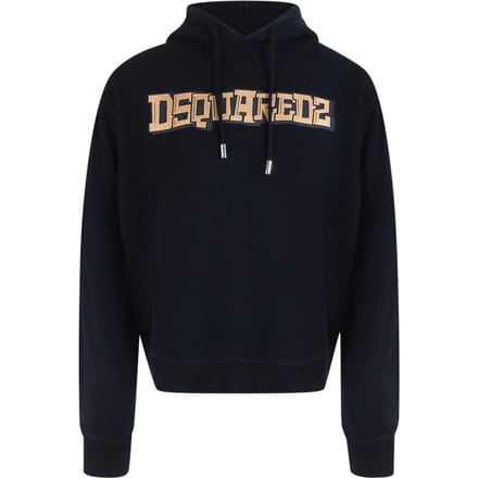 Dsquared2 Stencil Graffiti Logo Zwarte Hoodie