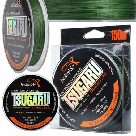 Tsugaru Vislijn 0.18mm 150m 13.9kg Micro Tex Zinkend