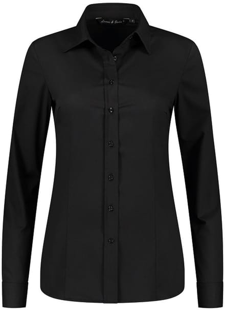 Blouse poplin mix stretch for her