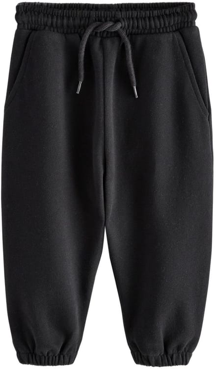 Next - Jongens - Zachte jersey joggingbroek met standaard pasvorm - Zwart