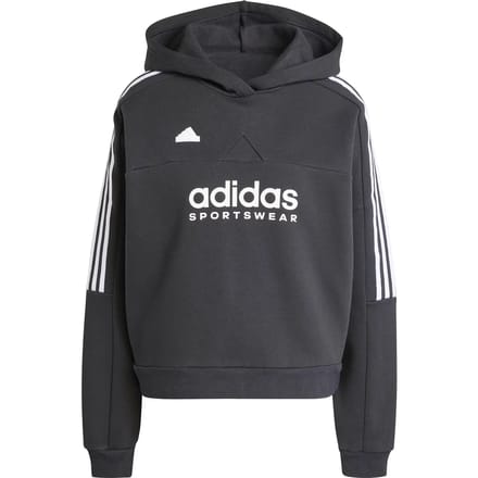 Adidas Tiro Cut 3 Stripes Fleece Sweatshirt Zwart S / Regular Vrouw