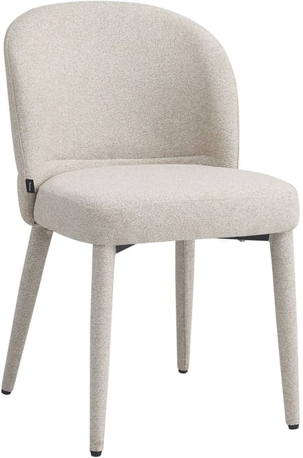 Selsey Coases – Eetkamerstoel met bouclé bekleding, Beige