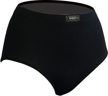Dames Racky taille slip - Zwart - prijs per 6 stuks