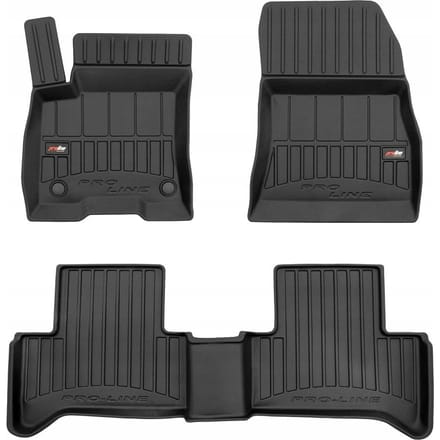FROGUM Mercedes EQA - Rubber vloermatten - 3D met opstaande randen - Automaat - Zwart - Exact passend