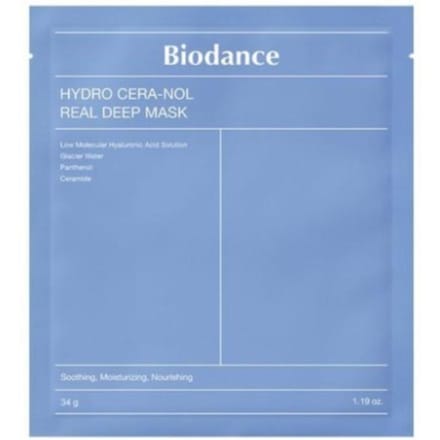 BIODANCE Masque en tissu Hydro Cera-Nol Real Deep 7 Pièces gray