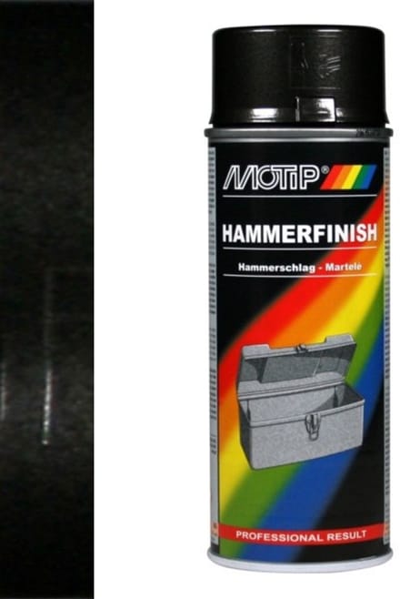 MoTip Hamerslag Verf ANTRACIET spuitbus 400ml