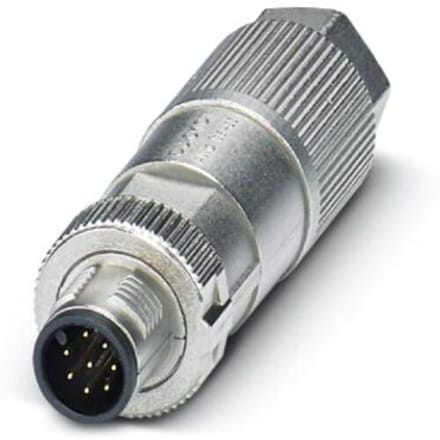 Phoenix Contact 1414610 Sensor/actuator connector M12 Aantal polen (sensoren): 8 Stekker, recht 1 stuk(s) Piece