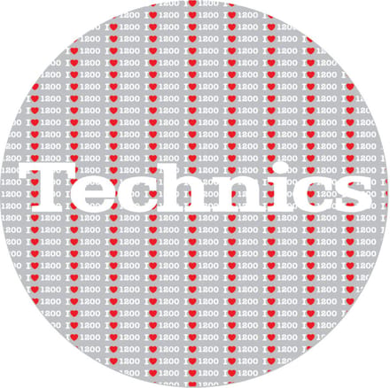 Magma Technics Slipmats 1200 Love - Slipmat voor platenspeler