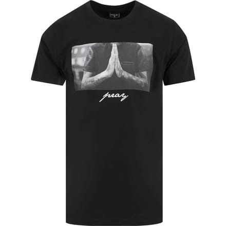 Mister Tee - Pray Heren Tshirt - XS - Zwart