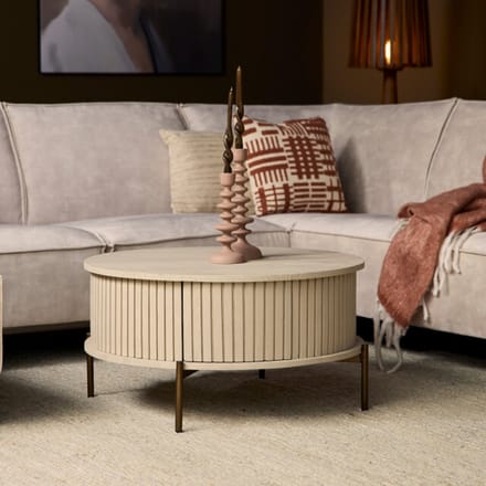 Starfurn salontafel madison sand 80 cm rond