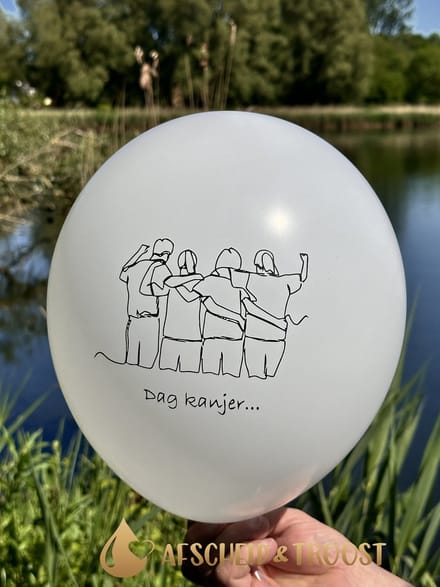 Ballon - Dag Kanjer - AF-SVB310 - Uitvaart - Crematie - herdenken - Afscheid & Troost