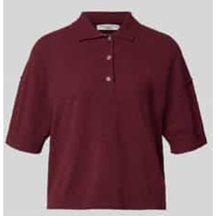 Boxy fit T-shirt van katoenmix