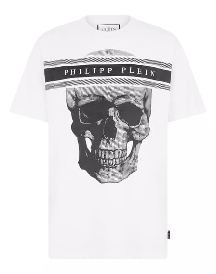 Round Neck T-Shirt Skull Logo Line