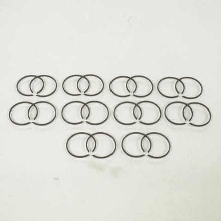 Boite de vingt segments de piston RSM pour mobylette MBK 51 Ø38.98x2mm Erg int