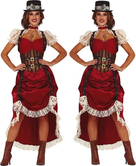 Steampunk kostuum dames.
