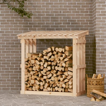 vidaXL - Haardhoutrek - 108x64,5x109 - cm - massief - grenenhout