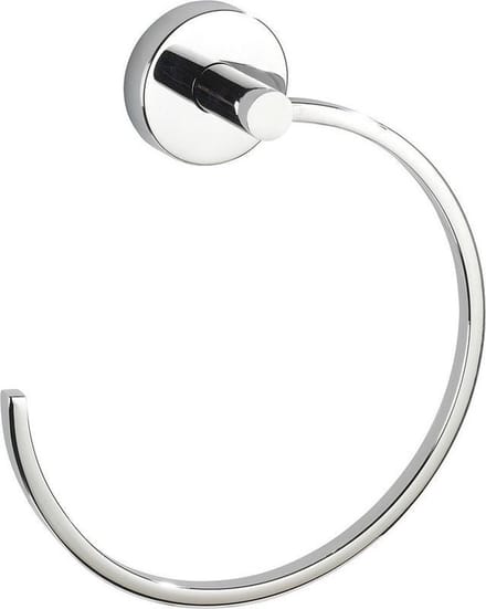 Wenko Handdoekring Capri 21,5 X 18,5 Cm Zink Zilver
