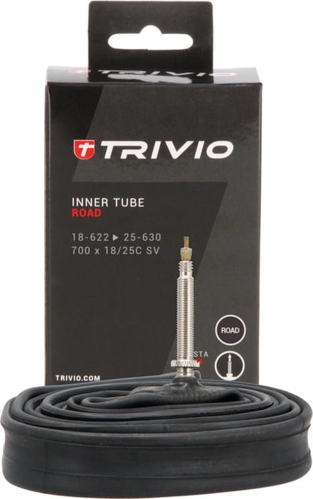 Trivio - 5X Race Binnenband 700X18-25C SV 42MM Presta + CO2 Adapter + 5 CO2 Patronen