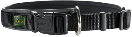 Hunter Vario Plus Hondenhalsband - 30-35 cm - Zwart/Grijs
