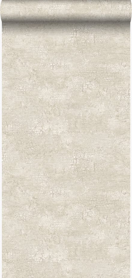 Origin Wallcoverings behang natuursteen met craquelé effect beige - 347563 - 53 cm x 10,05 m