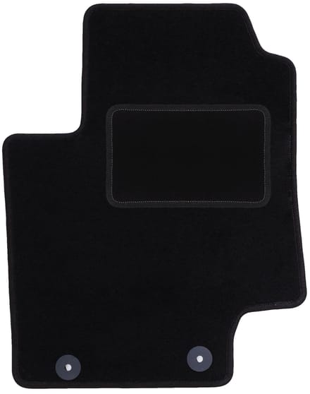 Bestuurdersmat zwart voor: Kia Rio II DE hatchback (2005-2011)