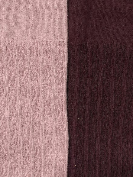 Vertbaudet Set van 2 paar gedraaide panty's voor meisjes