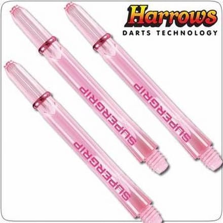 Harrows Supergrip Medium Pink 48mm  Set Ã  3 stuks