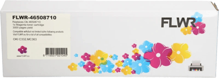 FLWR - Toners / Oki C332 / MC363 / magenta / Geschikt voor Oki