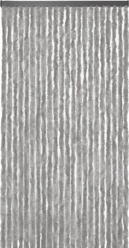 Kattenstaart - Vliegengordijn - Horgordijn - 90cm x 220cm - Uni Grijs