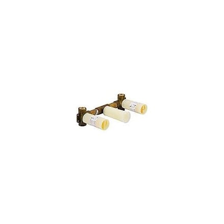 Hansgrohe basic body for 3-hole wall-mounted washbasin mixer