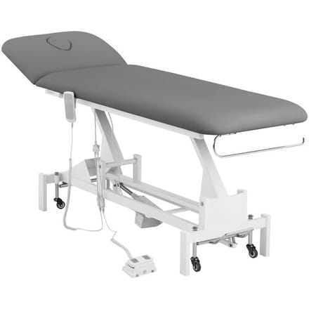 physa Massagetafel - 1 motor - 200 kg - Grijs/Wit 10040524