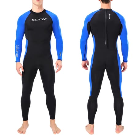 Combinaison de plongée à séchage rapide, Protection UV, une pièce, manches longues, maillot de bain avec fermeture éclair au dos pour M black