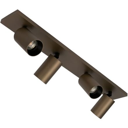 KS Verlichting plafondlamp - Mila 4 lichts - Brons - Binnenverlichting - Richtbaar - Modern