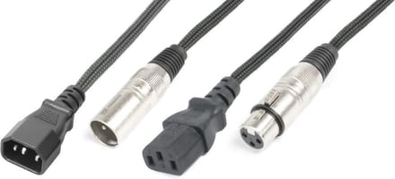 Combikabel – PD Connex LDI05 combikabel voor koppeling van lichteffecten, 5 meter. Twee kabels in één!