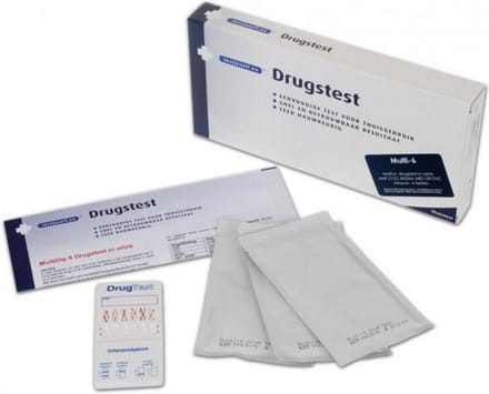 Testjezelf.nu Multidrugtest 6 urine 2 Stuks