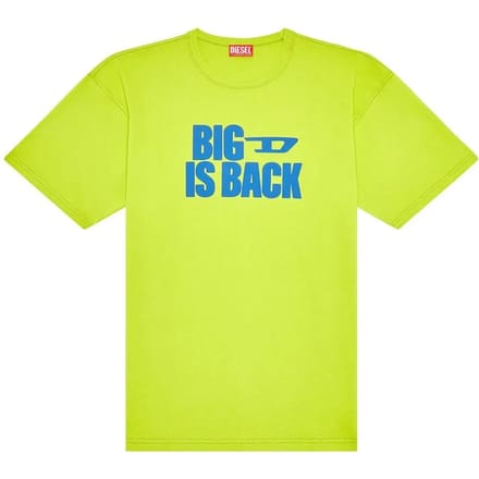 Diesel Boxt Back T-shirt Met Korte Mouwen Geel L Man