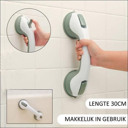 Zuignap Handgreep Badkamer - Douche Handgreep Met Zuignap - Veiligheidsgreep - Helping Hand Handvat