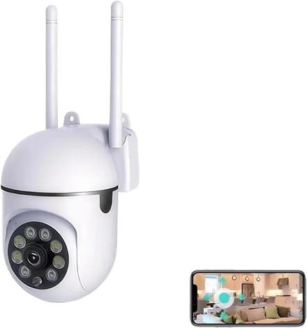 Beveiligingscamera - Wifi Camera Babyfoon - Huisbewaking - AI Auto Tracking - 10x10x10 mm - Wit