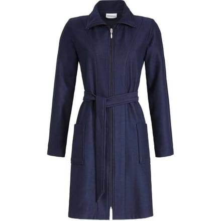 Stoere dames badjas Ringella blauw - Blauw - Maat - 48