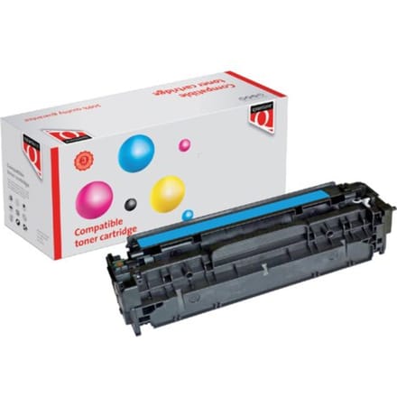 Tonercartridge quantore alternatief tbv hp cc531a 304a blauw