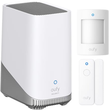 eufy Security HomeBase 3 S380 basissysteem + E20 raam/deur sensors + E20 bewegingsmelder - Alarm Bundel