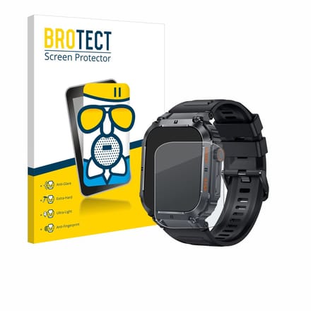 BROTECT - Screenprotector voor bedee Smartwatch 1.96" - Folie Beschermfolie Beschermglas matte