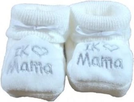 Slofjes I love Mama