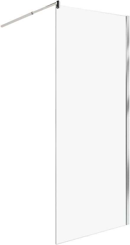 AHAUS - Douchescherm - Zilver - 80 x 190 cm - Veiligheidsglas