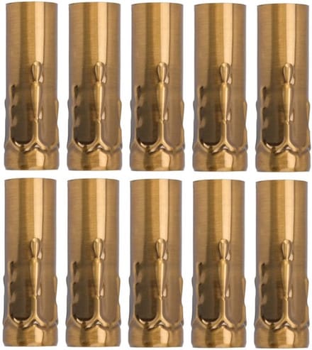 Allecto - Kaarslamphouder Buis - E14 Accessoires - ijzer - Kristallen