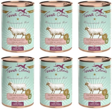 VOORDEEL VERPAKKING – Terra Canis Graanvrij Lam – 6x 400g