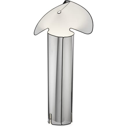 Flos Chiara Vloerlamp Met Zwart Rand Roestvrij Staal