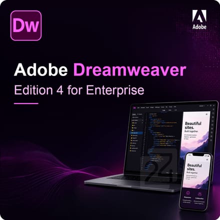 Adobe Dreamweaver - Edition 4 for enterprise 1 - 9 Gebruiker(s)