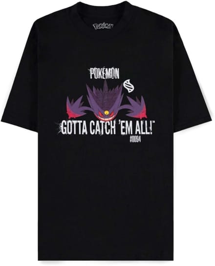 Pokémon - Mega Gengar Unisex Tshirt - L - Zwart