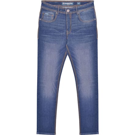 Lambretta Heren Stafford Slim Jeans (Mid Blauw)